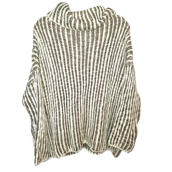 POL Size Small Thick Knit Pullover Cowl Neck Ribbed Sweater - Picture 2 of 2